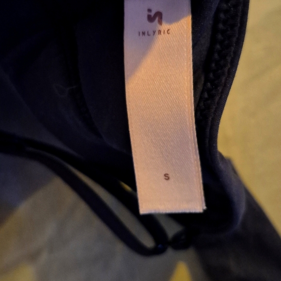 NWT INLYRIC Women's Inbarely Triangle Bralette Plunge Unlined Black Seamless Bra - Picture 11 of 12